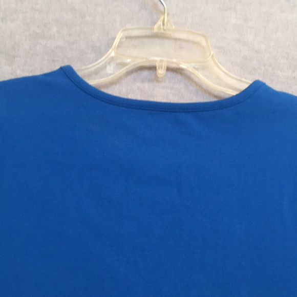 Denim & Co Comfy Stretch Poly Cotton Knit Top - Picture 4 of 11